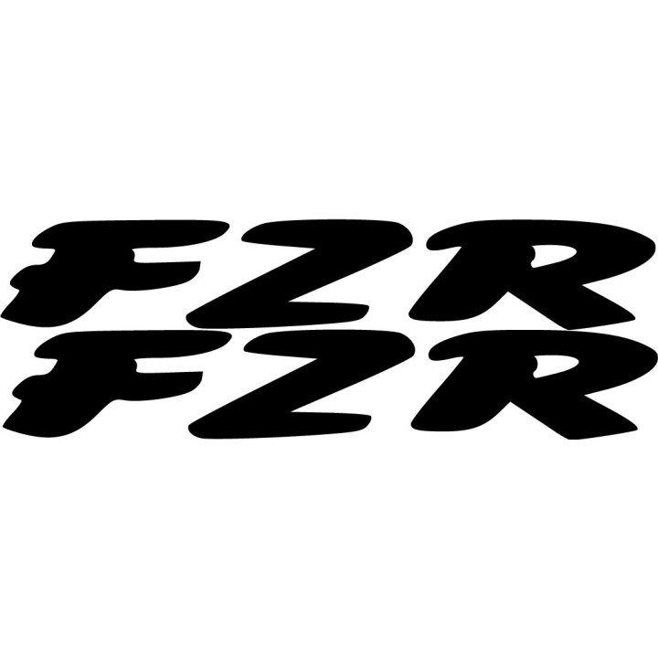 Yamaha Fzr Die Cut Style 3 Stickers Decals - DecalsHouse