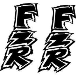 Yamaha Fzr Die Cut Style 5 Stickers Decals - DecalsHouse