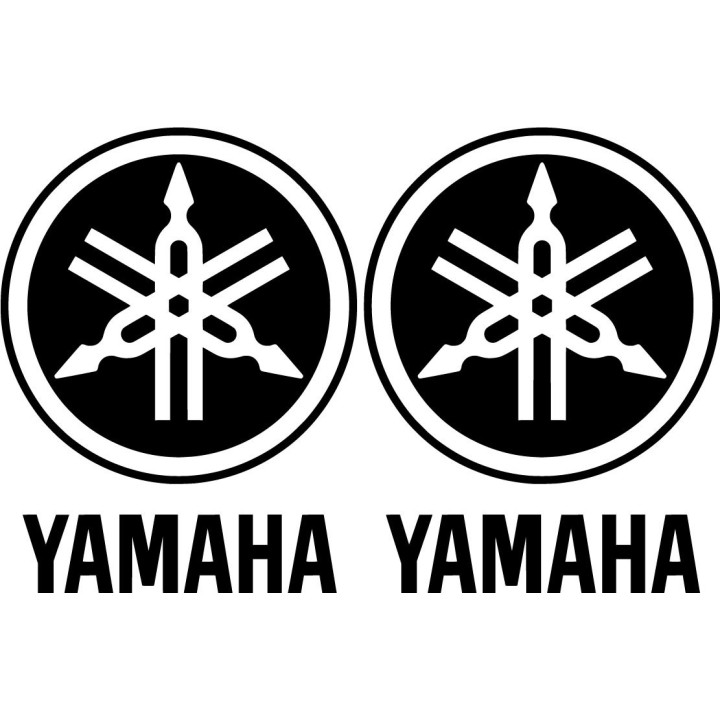 Yamaha Classic Stickers – R1 R6 MT FZ Motorcycle Decals (2-Pack)