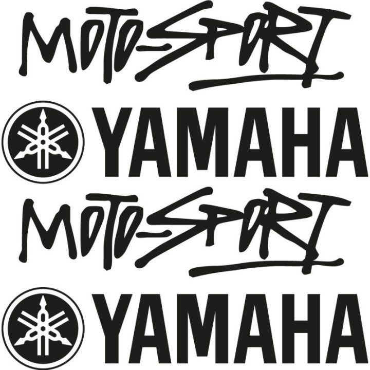 Yamaha Logo Motorsport Die Cut Stickers Decals - DecalsHouse
