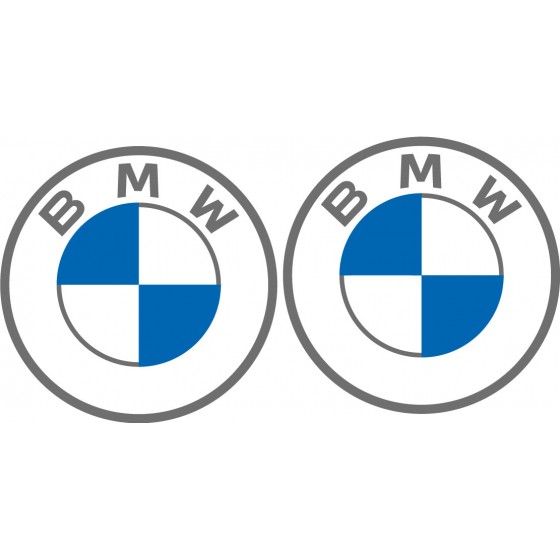 2x Bmw Logo Round Style 2...