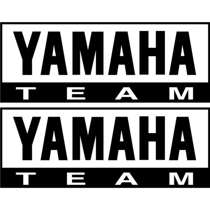 Yamaha Logo Team Die Cut Stickers Decals - DecalsHouse