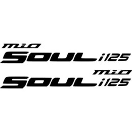 Yamaha Mio Soul I125 Die Cut Stickers Decals - DecalsHouse