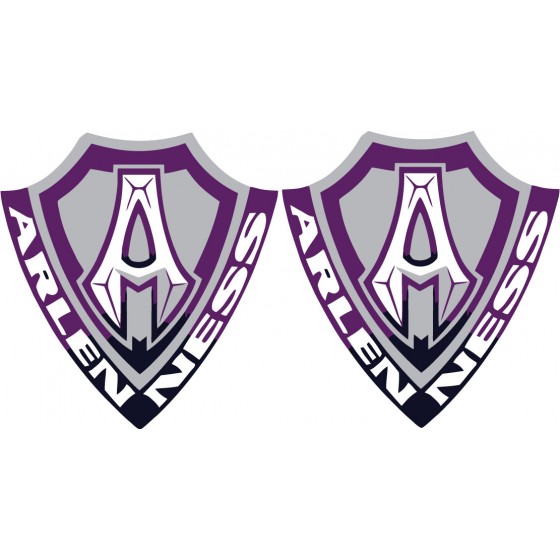 Arlen Ness Logo Purple...