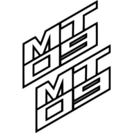 Yamaha Mt 09 Die Cut Style 4 Stickers Decals - DecalsHouse