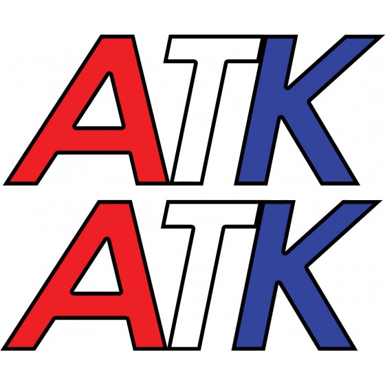 2x Atk Logo Lettering...
