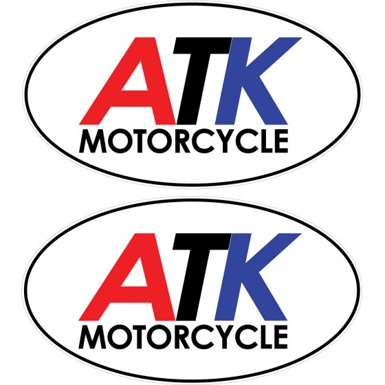 Atk Logo Oval Stickers...