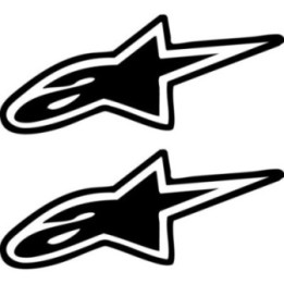 Alpinestars Stickers – MotoGP Racing Gear Decals (2-Pack)