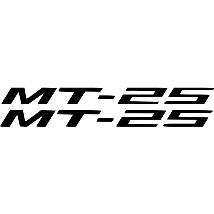 Yamaha Mt 25 Die Cut Style 2 Stickers Decals - DecalsHouse