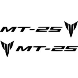 Yamaha Mt 25 Die Cut Style 3 Stickers Decals - DecalsHouse