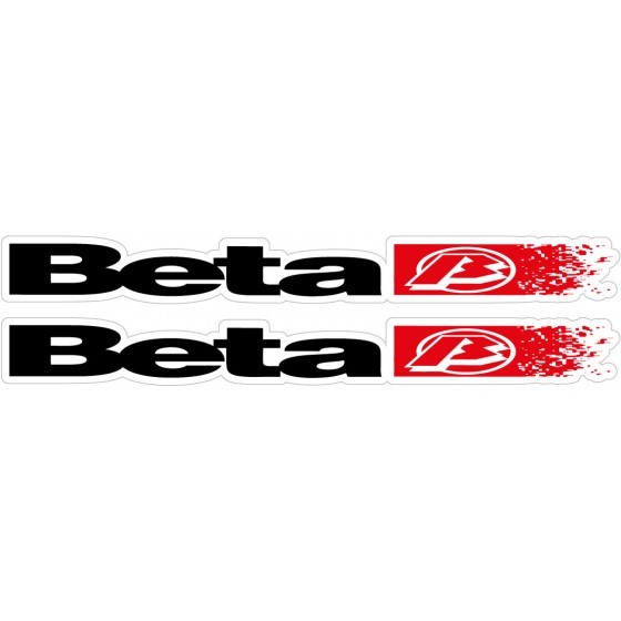Beta Motors Stickers Decals 2x