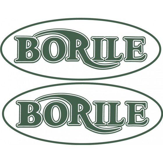 Borile Logo Stickers Decals 2x