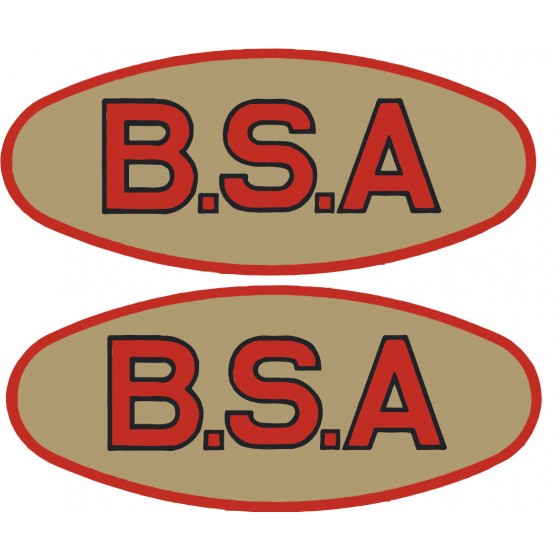 Bsa Logo Badge Stickers...