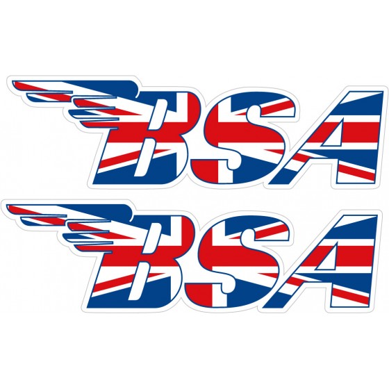 Bsa Logo British Stickers...