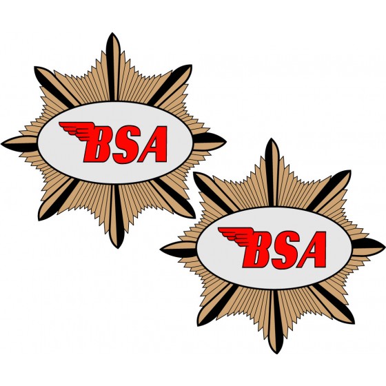 Bsa Logo Emblem Stickers...