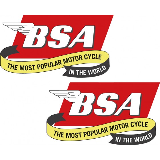 Bsa Logo Style 3 Stickers...