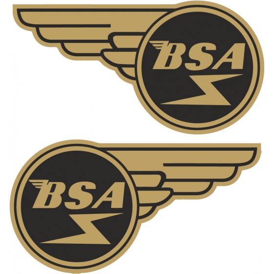 Bsa Logo Wings Both Sides...