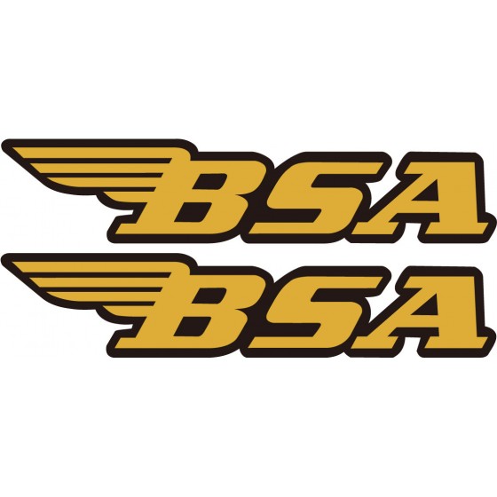 Bsa Logo Yellow Stickers...
