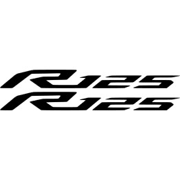 Yamaha R125 Die Cut Style 2 Stickers Decals - DecalsHouse