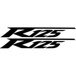 Yamaha R125 Die Cut Style 3 Stickers Decals - DecalsHouse