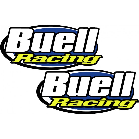 2x Buell Racing Stickers...