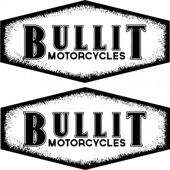 Bullit Logo Stickers Decals 2x