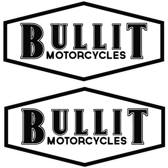 2x Bullit Logo Style 2...