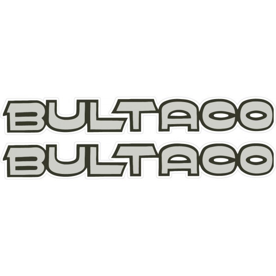 Bultaco Logo Lettering Dark...