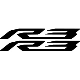 Yamaha R3 Die Cut Style 2 Stickers Decals - DecalsHouse