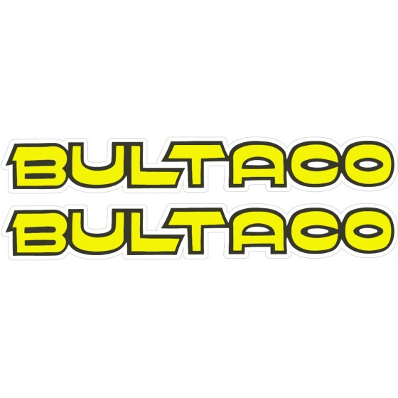 2x Bultaco Logo Lettering...