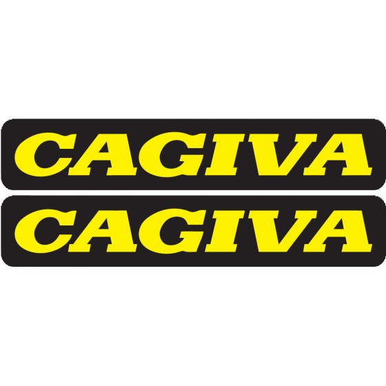 Cagiva Logo Lettering Black...