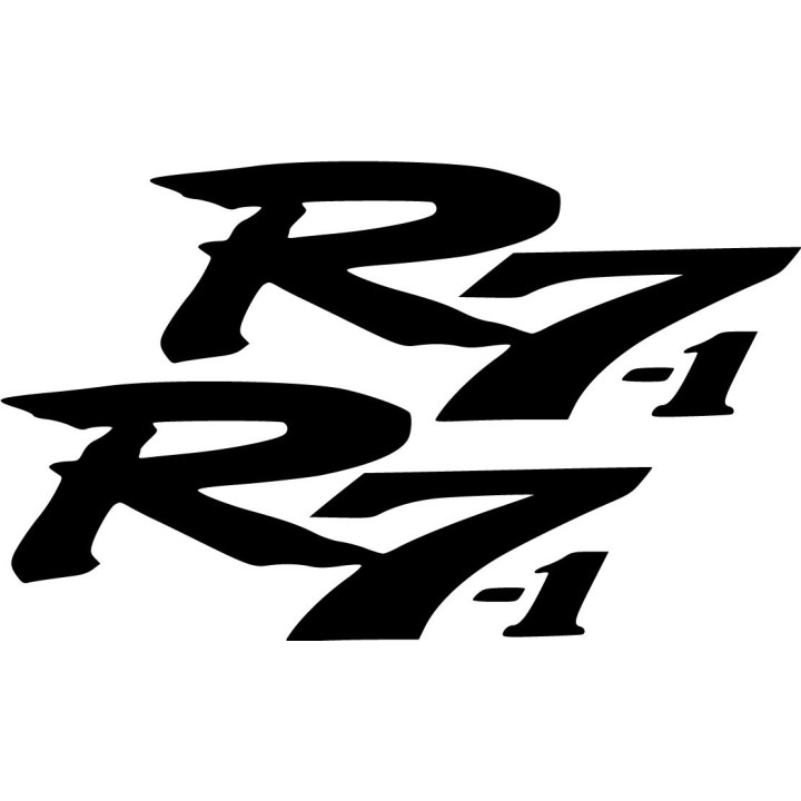 Yamaha R7 1 Die Cut Stickers Decals - DecalsHouse