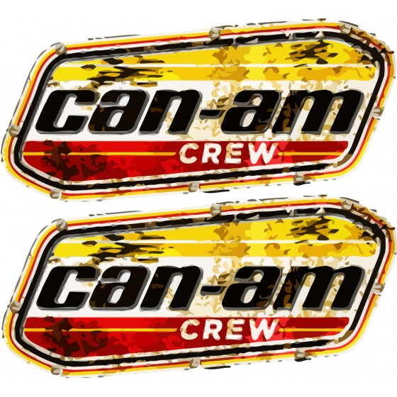 Can Am Crew Badge Stickers...