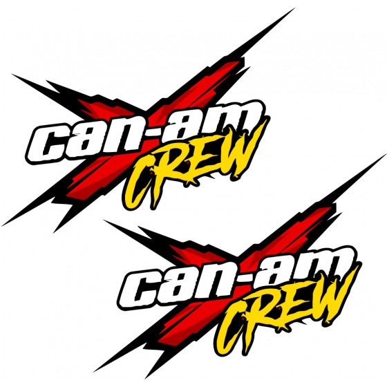 Can Am Crew Logo Stickers...