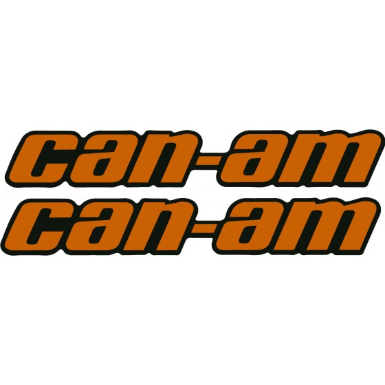 2x Can Am Lettering Black...