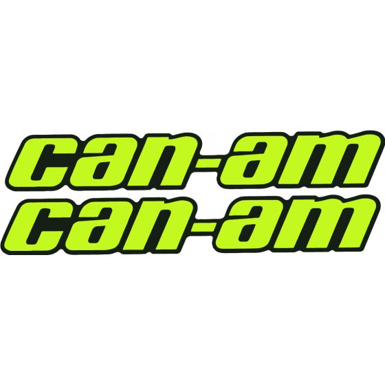 2x Can Am Lettering...