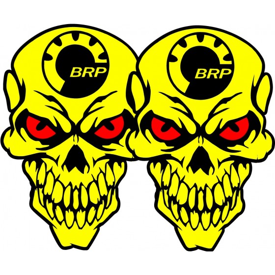 Can Am Logo Brp Skull...