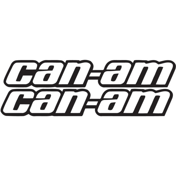 Can Am Logo Lettering Black...