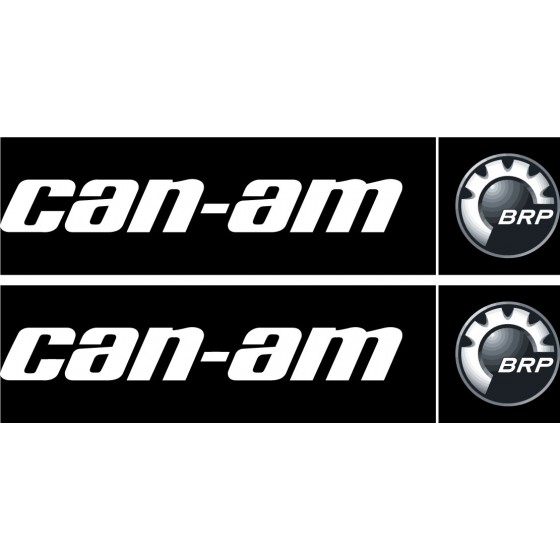 Can Am Logo Stickers Decals 2x