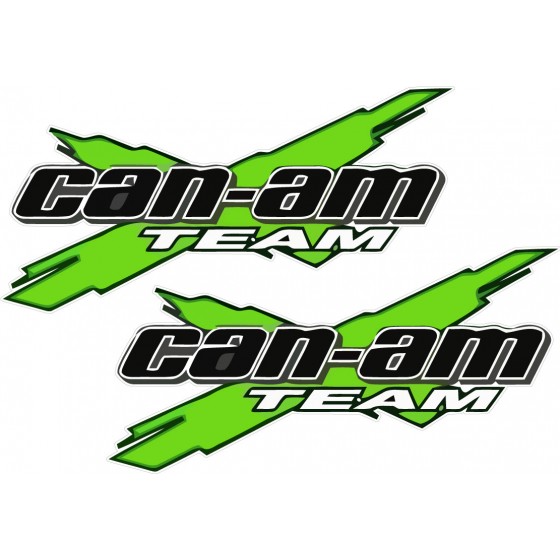 Can Am Logo Team Green...