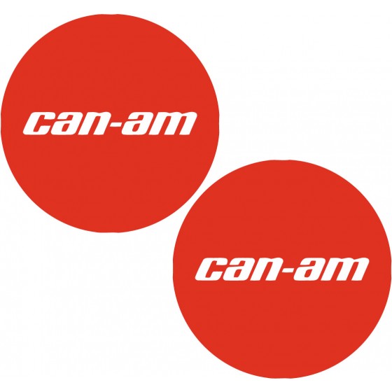 Can Am Round Logo Red...