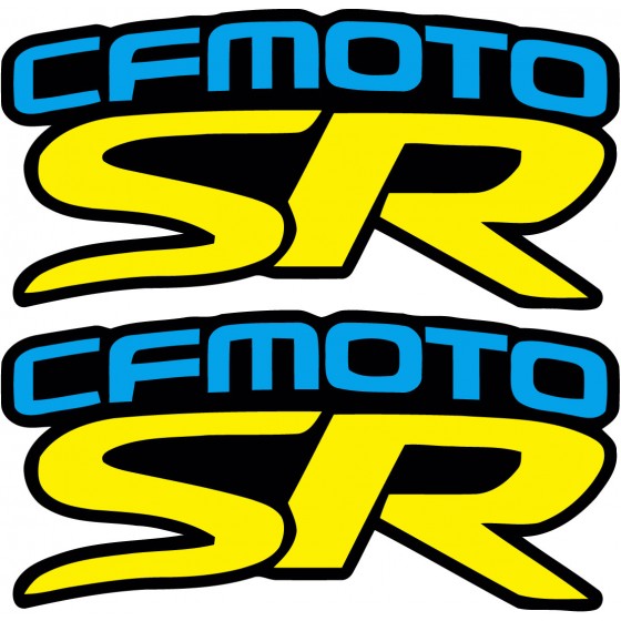 Cf Moto Sr Blue And Yellow...