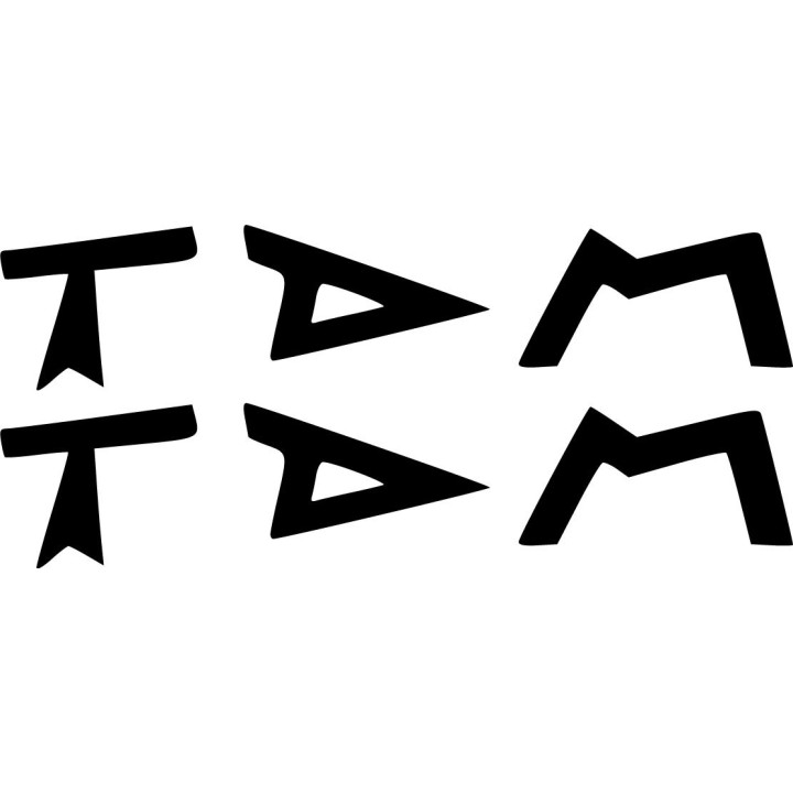 Yamaha Tdm Die Cut Style 3 Stickers Decals - DecalsHouse