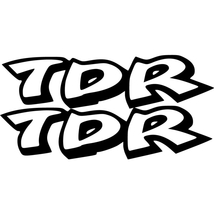 Yamaha TDR Stickers – Dual Sport Motorcycle Vinyl Decals (2-Pack)
