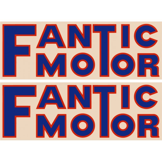 Fantic Logo Motor Stickers...