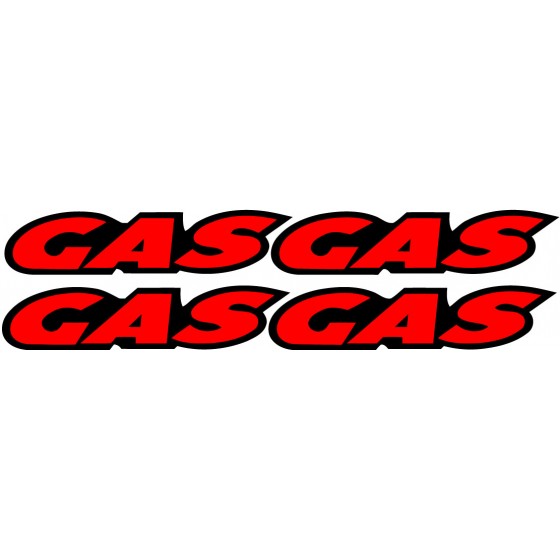 Gas Gas Logo Black And Red...
