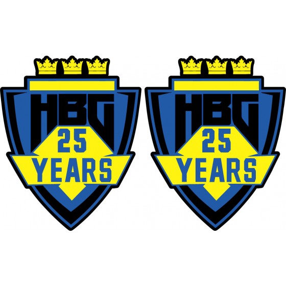 2x Husaberg Logo 25 Years...