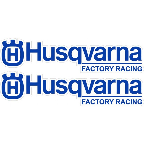 2x Husqvarna Logo Factory...