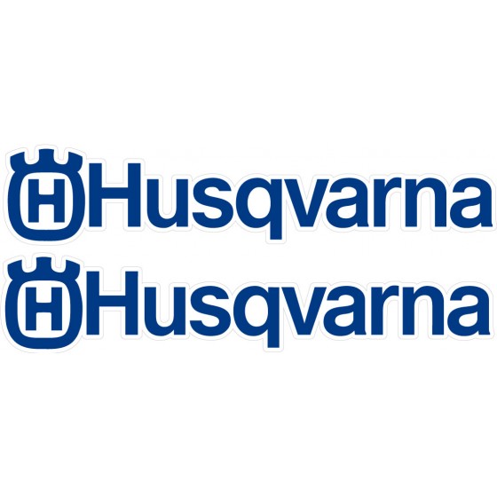 2x Husqvarna Logo Style 2...