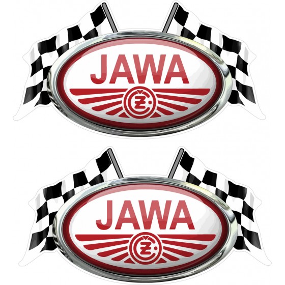 Jawa Motorcycle Logo Flags...
